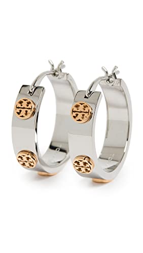 Tory Burch Women's Miller Stud Hoop Earrings