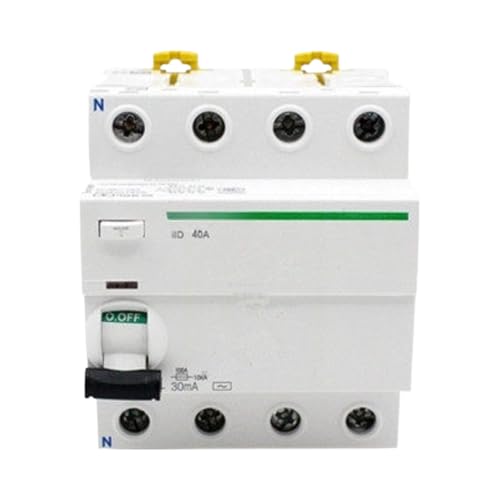 Disjoncteur de protection 4P 25A 30MA A9R52425 pour tableau électrique triphasé