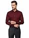Allsense Men's Regular-Fit Long-Sleeve Dress Shirt, Burgundy, 4X-Large
