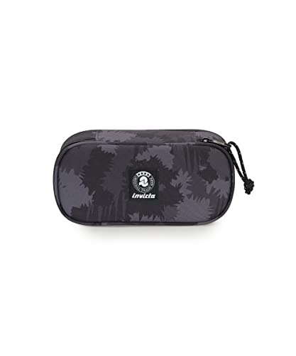 TESSUTO: Tessuto poliestere Invicta Portapenne Invicta - Quick Case - Grigio Fantasia -, Shoulder Bag Bambini e ragazzi, Grigio (Grigio), Taglia Unica