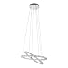 Produktbild EGLO LED Pendelleuchte Varrazo, 2 flammige Hängelampe klassisch, Hängeleuchte aus Metall in Chrom und Kristall, Esstischlampe, LED Wohnzimmerlampe hängend neutralweiß
