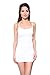 Free to Live 3 Pack Women's Full Slip - Seamless Stretchy Spaghetti Strap Mini Dresses