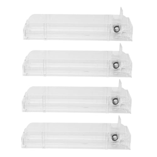 Pousse-cigarettes et distributeur automatique en plastique pour rangement de magasin, 4pcs