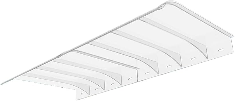 Rain Shield, Front Door, Canopy, For Residential Use, Rainshade, Window Roofing, Rear Installation, Awning, Canopy, Outdoors, Rainhousing, PC Durable Board, Rain Shelter, Sun Shield, Depth 15.7