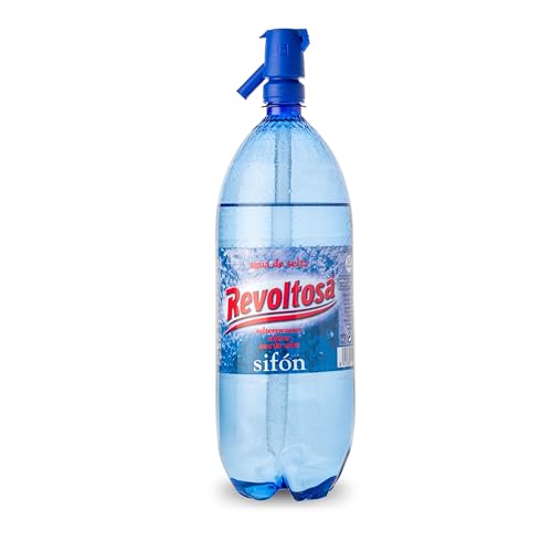 Pack 6 Sifones La Revoltosa 1,5L – Agua de Seltz con Gas Intenso | Sin Azúcar, Sin Calorías | 100% tradición | Ideal para Cócteles y Combinados