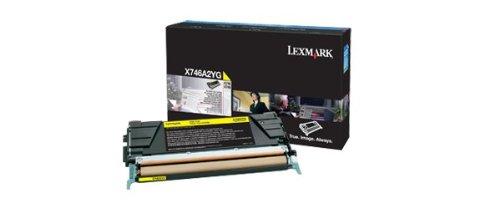 Preisvergleich Produktbild LEXMARK Toner yellow X746,X748 7000 Seiten