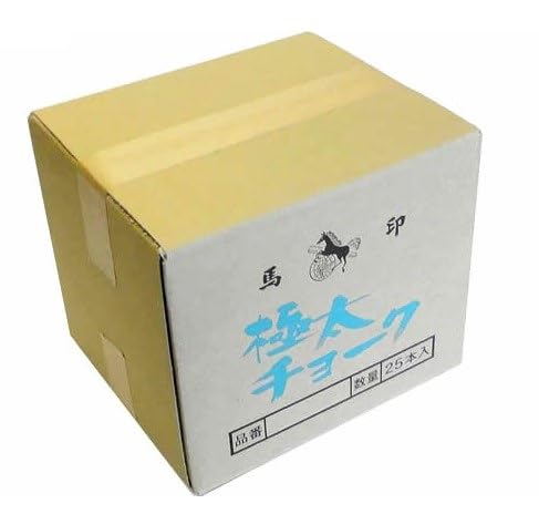 Amazon | 馬印 うまじるし 極太チョーク 25本入り 白 1箱 | チョーク