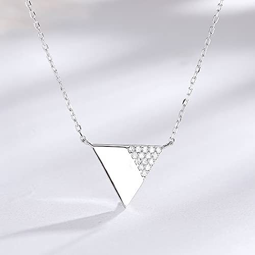 MEBOM Triangle Necklace Sterling Silver Cover