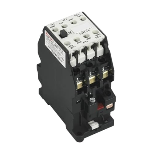 Contacteur CA CJX1-9/22 triphasé 380V 9A relais de commande rail DIN - 4