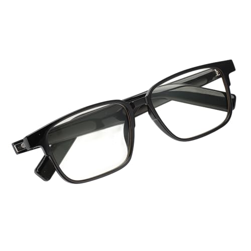 Smart Glasses with Dual Microphones, Voice Control BT 5.3 Unisex Smart Sunglasses, Open Ear Speaker, IP5,for iOS (Individual Glasses)