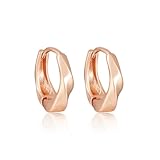 Pasurohu ピアス つけっぱなし 18金コーティング シルバー925 小さめ 小ぶり フープピアス レディース 人気 金属アレルギー対応 本物ジュエリー