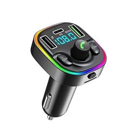 Bluetooth 5.4 FM Transmitter Car Adapter - Car Bluetooth Ada...