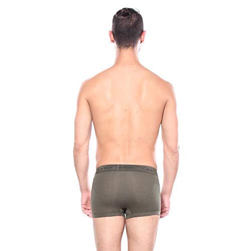 Image of Calvin Klein Cotton Stretch 3 Pack Low Rise Trunks