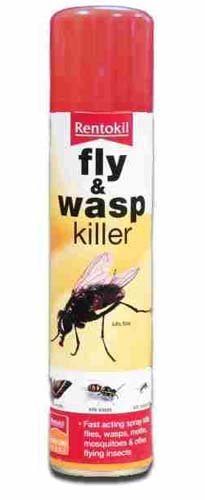 RENTOKIL-PSF126 Fly & Wasp Killer-Aerosol-Spray 300ml pack of 12 ...