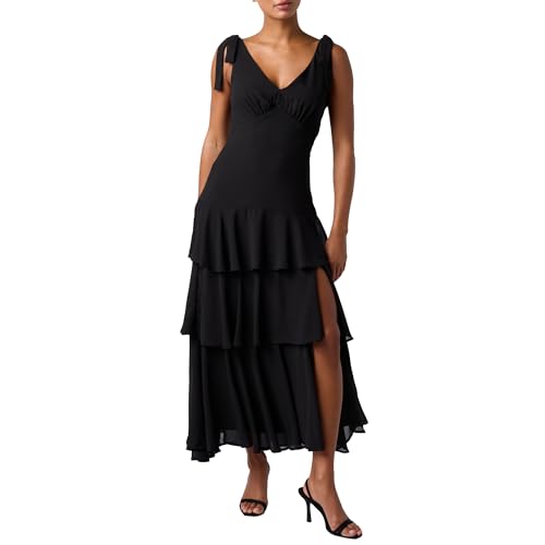 Amazon.com: Lulus Arya Tiered Ruffle Maxi Dress Corset-Inspired Tie-Strap Event Gown for Women Black : Clothing, Shoes & Jewelry Amazon.com: Lulus Arya Tiered Ruffle Maxi Dress Corset-Inspired Tie-Strap Event Gown for Women Black : Clothing, Shoes & Jewelry