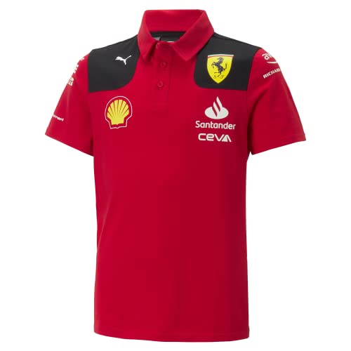 Scuderia Ferrari - Kids 2023 Team Polo - Red - Size: X-Small