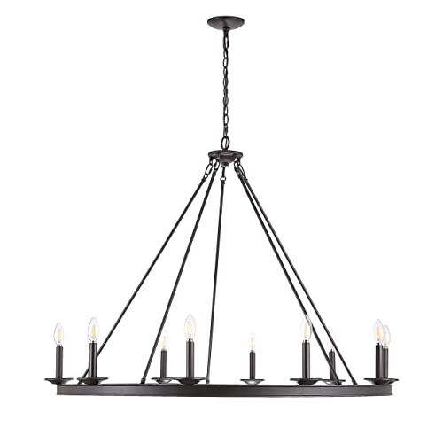 Safavieh Cha4017A Telta Oil-Rubbed Bronze 10-Light (Led Bulbs Included) Chandelier, 0 #TOP28