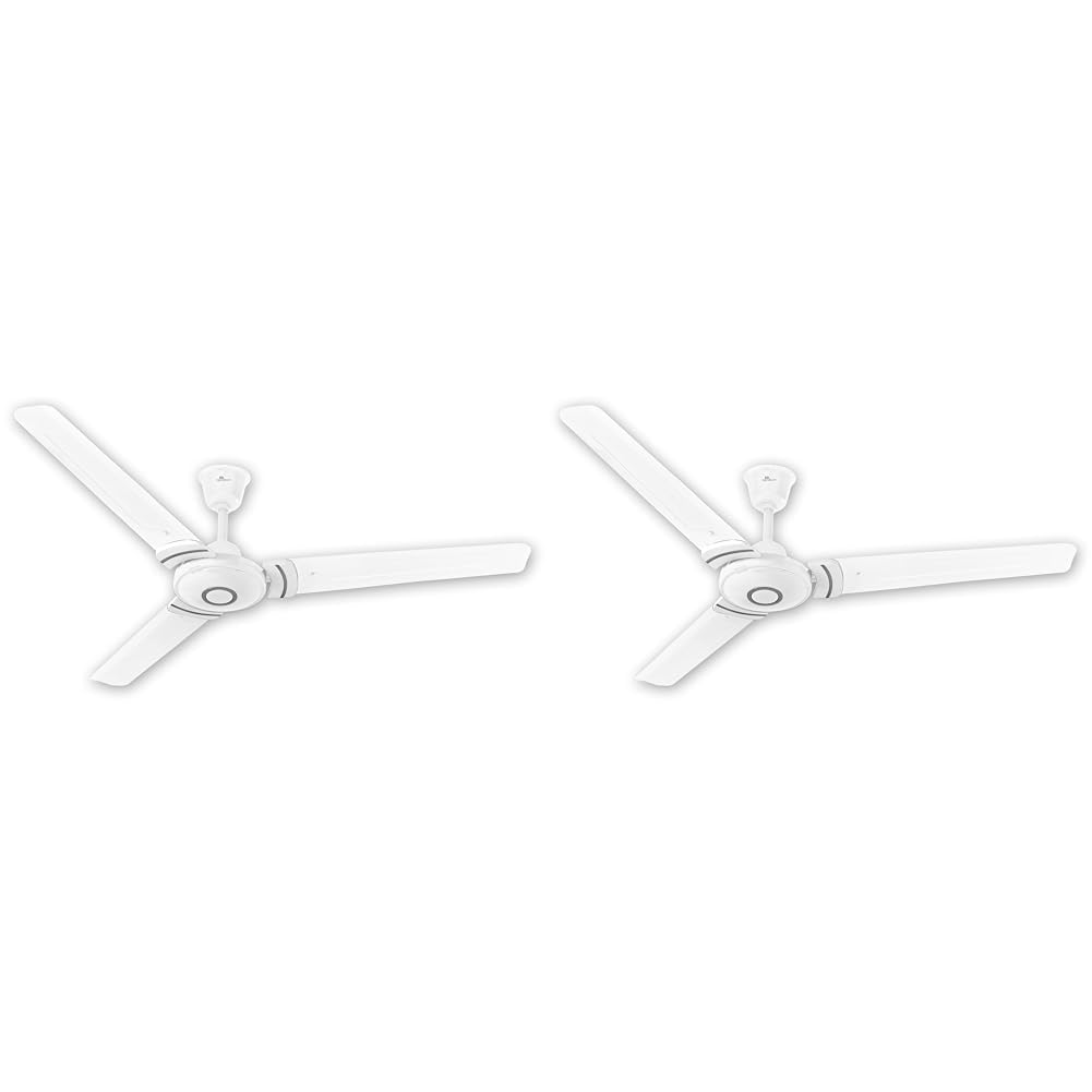 RR Signature (Previously Luminous) 1200 MM Morpheus Deco High Speed Ceiling Fan for Home & Office, 35% Energy Saving, Designer Ceiling Fan, 2 Year Warranty (White) (Pack of 2) (B0D7Z9CQGG) Amazon Price History, Amazon Price Tracker