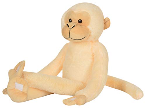 Mirada Plush Stuffed Animal Cute Butter Yellow Hanging Monkey Sof...