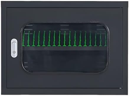 Lockable Mobile Phone Charging Station Lockers, Equipped with 6/12/20/30/40/50/60 Charging Slots, Suitable for Schools, Libraries, Classrooms and Conference Rooms. Black-20slots