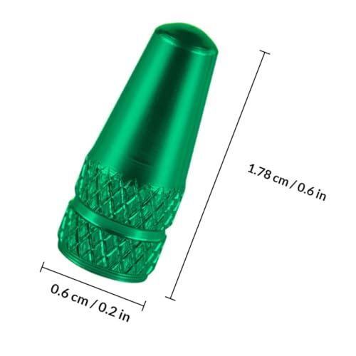 Tapas para válvula de bicicleta LIOOBO, 30 piezas, de aleación de aluminio, para bicicletas de carretera y montaña, protección para neumáticos, colores surtidos miniatura 2