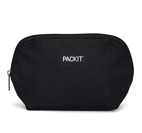 PackIt Freezable Snack Bag, Black, Built with EcoFreeze...