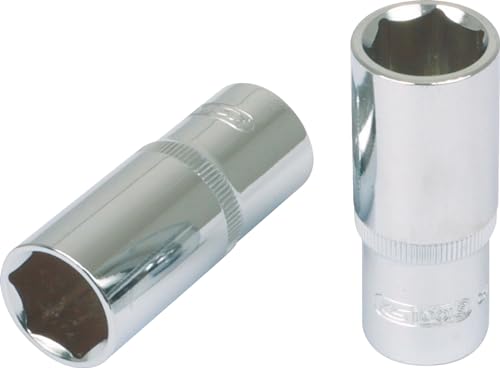 KS Tools Genuine 1x 3/8" Chromeplus Socket Deep 16 mm - Part Number K918.3836, Clear