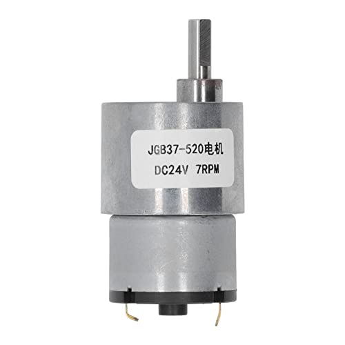 DC24V 7RPM Large Torque Low Noise Gear Motor with Hall Encoder for Electronic Locks & Robots