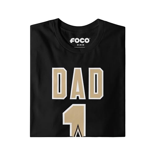 Image of FOCO NFL Mens NFL Team Logo Tee Shirt #1 Dad T-Shirt