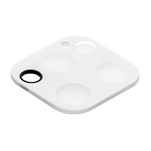 オウルテック iPhone 12 Pro カメラレンズ用 レンズプロテクター 全面保護 ガラス フラッシュライト撮影対応 ホワイト OWL-CLGIC61P-WH