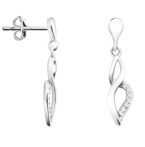 Boucles d'oreilles pendantes argent 925 Sofia Milani, le cadeau idéal pour femme