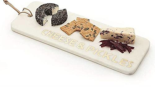 Plateau à fromage marbre 38x15cm, planche de service de table