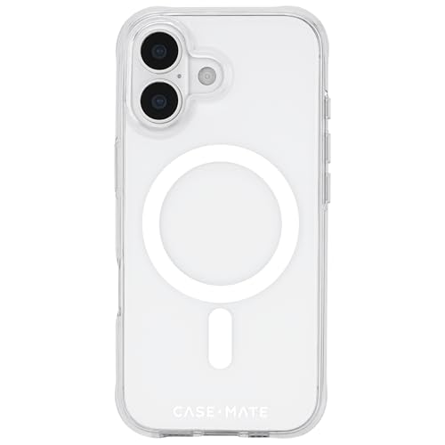 Image of Case-Mate iPhone 17 Case - Tough Clear | Compatible with MagSafe - Rugged Phone Cover with 12ft Drop Protection - Premium Magnetic Phone Cover for iPhone 17