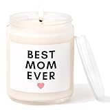 Kim and Pom Best Mom Ever Candle, Gift for Mom, Made in Canada Non Toxic Soy Candle
