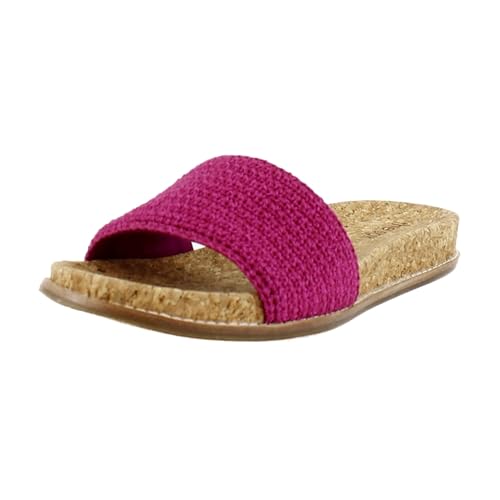 Image of The Sak Mendocino Slide Sandal in Crochet, Slip On Sandals