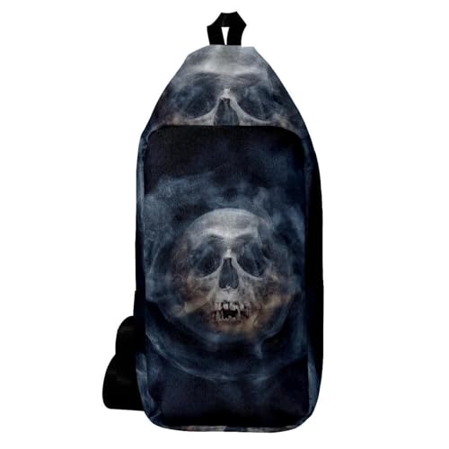 Sac à bandoulière pour voyage et randonnée au style gothique urbain