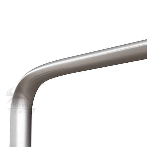 Image of Atlantic Stainless Steel Oval D Dwawer Cabinet Handles 8 Inch (Total Length 200 mm, Hole to Hole 195 mm, Twotone Finish) Pack of 6 Pieces | Pull Handle