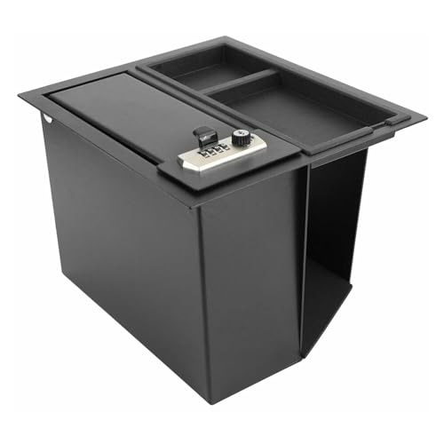 LDAUTOPS Center Console Safe Storage Box with & Tray for Toyota for Tundra 2014-2021 Black 00016-34174 0001634174