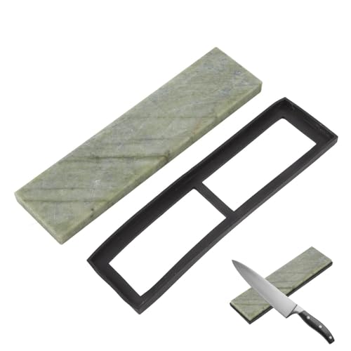 Pietra per Affilare, Pietra per Affilare Naturale Grana 10000 con Agata Verde Pietra per Affilare I Coltelli per Affilare I Coltelli di Rasoio Cote da Cucina Pietra per Affilare Strumento per Lucidare