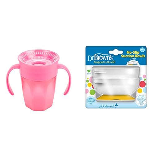 Amazon.com : Dr. Brown's Milestones Cheers 360 Cup Spoutless Transition ...