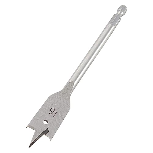 Image of Trend Snappy 16mm Diameter Flat Bit with Centre Point & Cutting Spurs for Fast Drilling In Timber, SNAP/FB/16