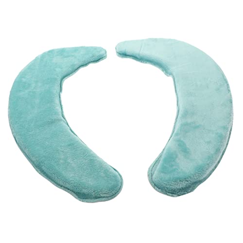 Yardenfun 1 Pair Thickened Toilet Pad Washable and Reusable Toilet Covers for Comfort and Warmth for All Seasons Easy Self Adhesive Design Housewarming Present
