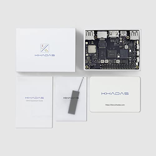 Image of Multi-OS TV Box, Khadas VIM1S Single Board Computer Amlogic S905Y4 2GB 16GB Support 2.4G /5G WiFi Bluetooth 5.0, Multi-Video Decoder, Streaming Media Player HD /4K /HDR, UHS-I TF Card Extension