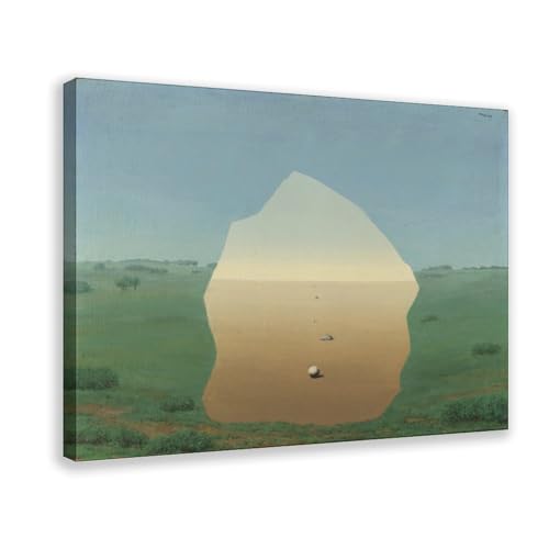 Impressions sur toile de Magritte | Tableau Le Baiser 1938 Premium