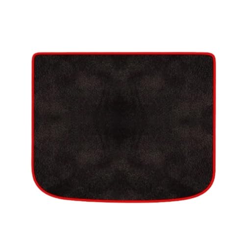 HDERTBCV Car Trunk Mats Compatible for Audi TT Mk3 8S FV 4 Seats 2015~2023 Boot Cargo Liner Tray Rear Luggage Carpet Pads(Flannel red)