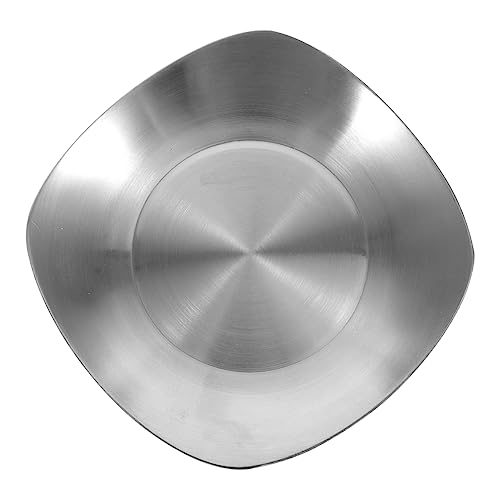 OKUMEYR Korean Sauce Dish Flat Bottom Plate for Side Dishes Appetizers and Sauces Practical and Space Saving Serving Tray for Home and Restaurant Use