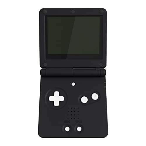 Image of eXtremeRate White Custom Full Set Buttons for Gameboy Advance SP, Replacement A B L R Button Power On Off Volume Button D-pad Key for GBA SP Console - Console NOT Included