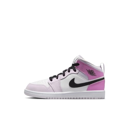 Jordan Nike Air 1 Pre School Shoes Barley Grape/Black-White DQ8424-501
