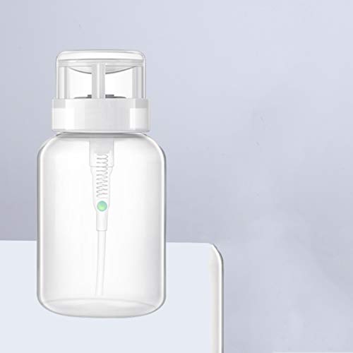 TOPBATHY 2Pcs 200Ml Nagellackentferner Pumpspender Push-Down-Pumpspender Pumpspender Leere Flasche für Alkohol Aceton… – Bild 6