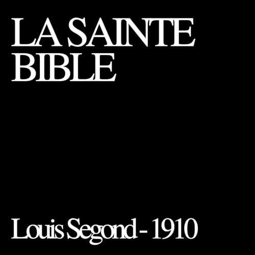 Page de couverture de La Sainte Bible - Louis Segond - 1910